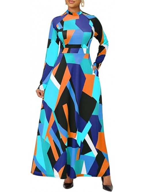 Blueness  Maxi Dresses for Women Button Down with ...