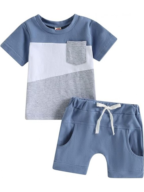 nfant Toddler Baby Boy Summer T Shirt Shorts Outfi...