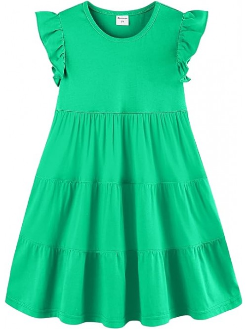 Green Summer dress for girls